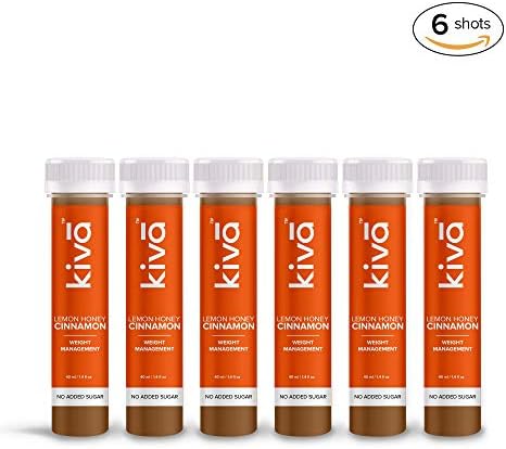 Kivalife LEMON HONEY CINNAMON Juice | Tasty Ready-To-Drink Ayurvedic Shot | Metabolism Boosting Wellness Shots | Pack of 6 (40 ml per shot)