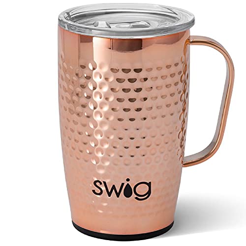 Swig Life 18oz Hot Toddy Travel Mug with Handle and Lid, Stainless