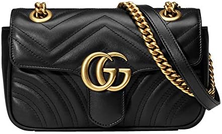LoveYou Bags Guccis Marmont Women's Classic Double G Velvet Fashion Shoulder Crossbody Bag