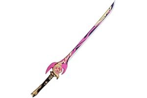 MINGSHAO Fantasy Game Genshin Impact Cosplay Foam Sword Scepter Blade Weapon Costume(Varies Style) (Mistsplitter Reforged)