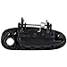 OCPTY Door Handle Exterior Front Driver Left Side Replacement fit 1993-1997 for Geo Prizm for Corolla Outside Door Handle Black