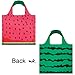 LOQI Frutti Watermelon Reusable Shopping Bag, Multicolor