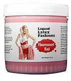 Ammonia Free Liquid Latex Body Paint - 32oz Fluorescent Red
