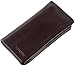 Men's Hot Sell Soft Leather Cowhide Luxury Trifold Passcase Wallet Long Purse Business Clutch Handbag Case with 16 Credit Card Holder