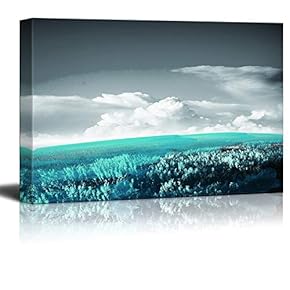 Canvas Wall Art Black and White Scenery Pictures Home Wall Decorations for Bedroom Living Room Paintings Canvas Prints Framed - 12x18 inches