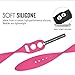 AdMaster Silicone Compatible for Apple Watch Band and Replacement Sport iwatch Accessories Bands Series 3 2 1 Barbie pink 42mm S/M