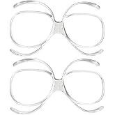 sailupxinyuan Ski Goggles Rx Insert Optical Adaptor TR90 Flexible Bendable Universal Size Inner Frame Snowboard Motorcycle Goggle 2pcs
