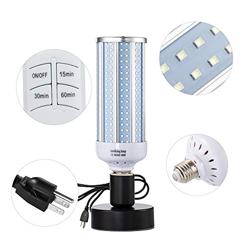 UV Light Sanitizer, UVC Disinfection Light Bulb 100W Germicidal Lamp