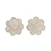 LUOEM 10 Pairs Disposable Petals Pasties Breast Nipple Cover Stickers Invisible Cover(Random Style))