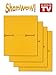 ShamWow Original Super Absorbent Multi-Purpose Cleaning Shammy Chamois Towel Cloth - Holds 10X its Weight in Liquid - Machine Washable - Will Not Scratch (4 Pack, Orange)