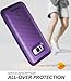 Clayco Case for Samsung Galaxy S8 Plus, [Hera Series] Full-Body Rugged Case with Built-in Screen Protector for Samsung Galaxy S8 Plus (2017 Release) (Purple)