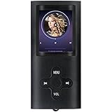 MP3 Player,XPLUS MP3 MP4 Player with a 8 GB Micro SD card, Fashion Portable Digital Music Player / Video / Media Player / FM Radio / E-Book Reader, Ultra Slim 1.8" LCD Screen (Black)