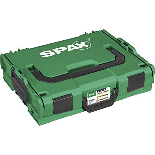 SPAX Montagekoffer, L-BOXX, Groß, Yellox A2L, Kreuzschlitz Z, Senkkopf, 17 Abmessungen, 2930 Stück, inkl. 5 SPAX BITs… – Bild 3