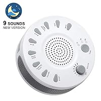White Noise Machine for Sleeping, Sleep Therapy Sound Machine, JONYJ High Fidelity Sound Machine with 9 Natural Sounds for Home, Office, Baby