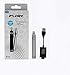 1100mah Silver Slim Oil Premium Pen Battery and USB Charger