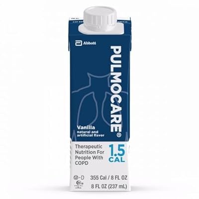 Pulmocare Liquid Nutrition for Pulmonary Patients, Vanilla, 8-Ounce (Pack of 24)