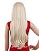 Tripal Hairs Blonde Wigs Handmade Heat Resistant Synthetic Lace Front wig for Women 613# Color 24 Inches