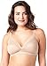 Olga Women's Plus Size Cloud 9 Wire Free Triangle Bra, Toasted Almond, 38D