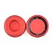 Geekria QuickFit Replacement Ear Pads for Monster Beats Pro Detox Headphones Ear Cushions, Repair Parts (Red)