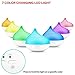 Sterline Ultrasonic Aromatherapy Essential Oil Diffuser, Modern Aroma Humidifier, 300 ml, Cool Mist Therapy with Led Changing Light and 3 Timer Settings, for Home, Office, Yoga Spa, or Bedroom, White