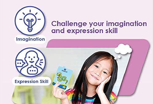 2021 New Card Game, “Guess What” TeamKids Board Game with Round Turntable and 2-Minute Sand Timer|Super Fun & General Knowledge for Kids and Family