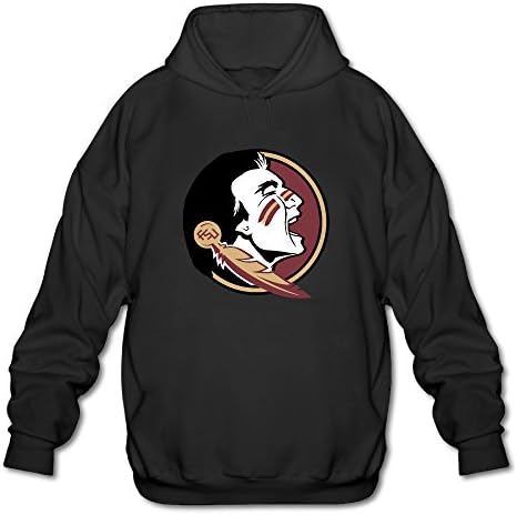 Evaly Men's Best Florida State University Seminole Pullover Hoodie Black