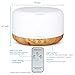 URPOWER 1000ml Essential Oil Diffuser Humidifiers Remote Control Ultrasonic Aromatherapy Diffusers Room Decor Running 20 Hours with Adjustable Mist Mode,Water-less Auto Shut-Off & 7 Color LED Lightsthumb 2