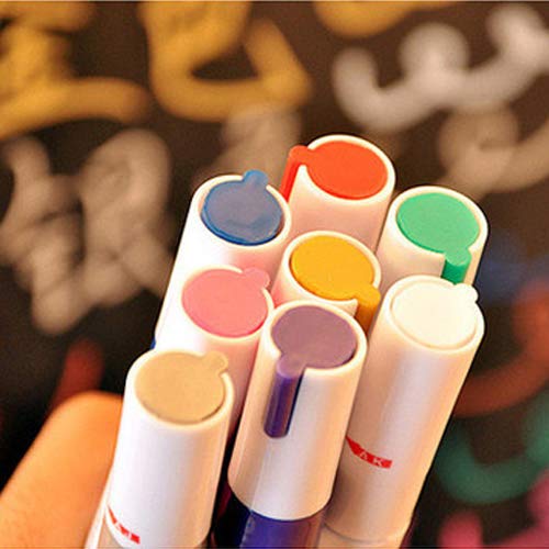 yanbirdfx 12 Colors Waterproof Car Tyre Tire Tread Rubber Metal Permanent Paint Marker Pen White