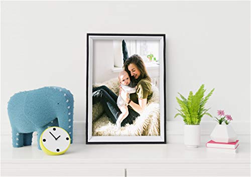 Shirly 8x10 Picture Frame Woodgrain 8x10 Frames for Tabletop Display Wall Mounting Decor 2 Pack Wood