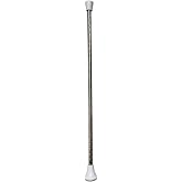 Dasiyoki Twirling Baton Spinning Dance Baton Metal Gymnastics Parade Stick for Child in Majorette (White, 1 Pack)