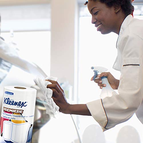 Kleenex 13964 Premiere Kitchen Roll Towels, White, 70 per Roll (Case of