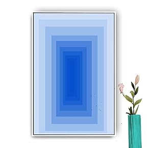 Framed Canvas Wall Art for Living Room, Bedroom Abstract House Canvas Prints for Modern Home Decoration Ready to Hang - 16"x24" inches