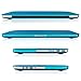 TOP CASE - 2 in 1 Signature Bundle Rubberized Hard Case Compatible MacBook Pro 13.3