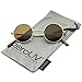 zeroUV - Small Retro Lennon Inspired Style Neutral-Colored Lens Round Metal Sunglasses 41mm