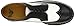 Dr. Martens 3989 Brogue Oxford 5 Eye Brogue,Black/white smooth,4 UK/Women's 6, Men's 5 M US
