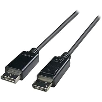Accell B088C-007B-23 DP to DP 1.4 - VESA-Certified DisplayPort 1.4 Cable - 6 Feet, Hbr3, 8K @60Hz, 4K UHD @240Hz, 6.6 Feet (2 Meters)
