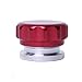 HiwowSport 2inches Aluminium Alloy Fuel Cap Weld On Filler Neck And Oil Tank Cap Red Color (2inch)
