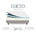 LUCID 8 Inch Gel Infused Memory Foam Mattress - Medium Firm Feel - CertiPUR-US Certified - 10-Year warranty - Full