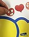 200 Raining Emoticons Wall Decal Sticker. Great Party Favors and for Kid's Room. #6093