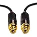 iXCC Premium Gold-Plated 3.5mm Male to 2 RCA Female Stereo Audio Y Adapter Extension Cable (1ft)