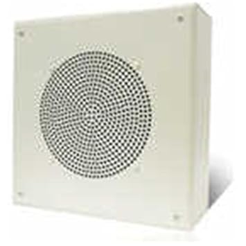 Valcom V 1920c One Way Self Amplified Ceiling Speaker With Square