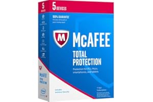 Mcafee 2018 Total Protection 5-Device 1Yr