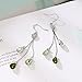 Neoglory Jewelry Teardrop Made with Swarovski Element Crystal Five Colors Drop Earrings 3.14