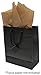 Novel Box Black Gift Bags with Handles 10 Pack 8x4x10 Inches Large Paper Bulk Gift Bags for Business, Shopping, Birthday, Party Favor - Euro Tote Paper Bag for Groceries & Personal Use