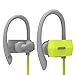 Kaleep G18 Noise Canceling Bluetooth Earhook Headphones with Mic&60 Days Warranty Wireless Sport Earbuds Headset Earclip Earphones In-ear for Running Workout Jogging Driving-Green
