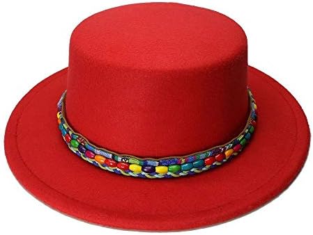 flat top hat wide brim mens