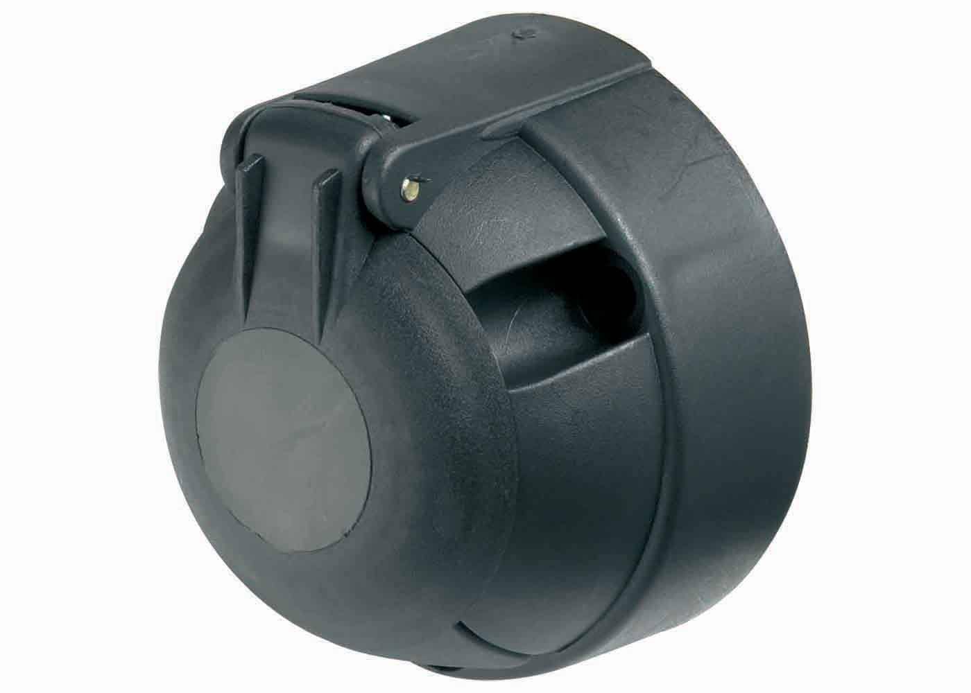 RING 12N 7 Pin Plastic Socket With Rear Fog Cut Out - Connects Trailer Road Lights to Towing Vehicle