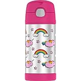 Thermos Funtainer 12 Ounce Bottle, Fat Unicorn