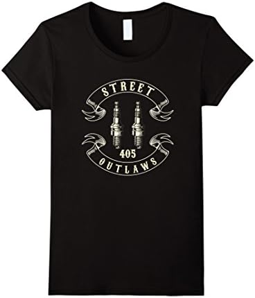 Women's 405 Street Outlaws T Shirt XL Black