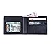 Hoobest RFID Blocking Genuine Leather Wallet, Men Slim Wallets with Latest RFID Block Technology,Stop Electronic Pick Pocketing-RFID Blocking Wallet (Trifold)
